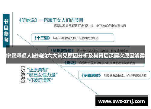 家暴嫌疑人被捕的六大常见原因分析及其背后深层次原因解读